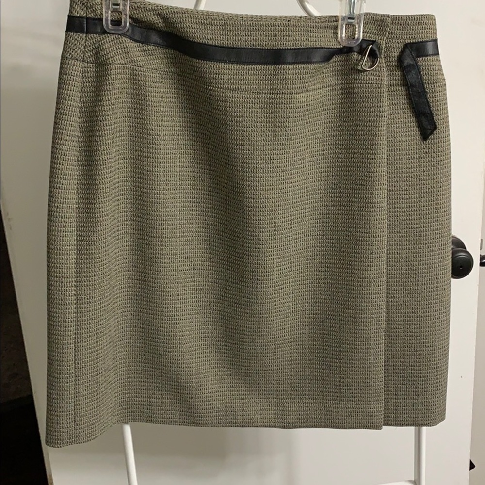 Grayish work skirt